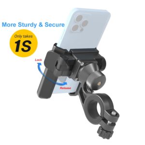 M365 Pro Scooter Phone Mount, Segway Ninebot Adjustable Handlebar Phone Holder, Fits All iPhone's, Samsung Galary,iPhone 12 Pro Max,13 Pro,11,X, All Cellphone 3.5-7inches, 360° Rotation