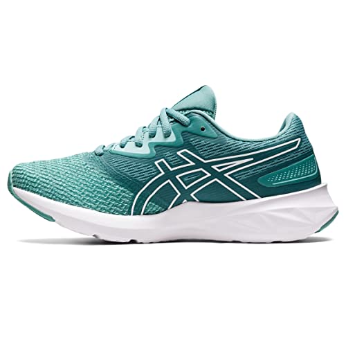 ASICS Women's FUZEBLAST Running Shoes, 7.5, Oasis Green/White