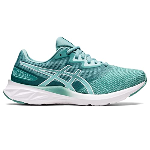 ASICS Women's FUZEBLAST Running Shoes, 7.5, Oasis Green/White