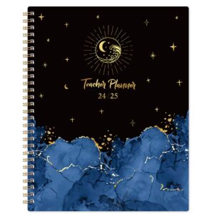 teacher planner 2024-2025 - academic lesson planner, july 2024 - june 2025, 8'' x 10'', lesson plan book, weekly & monthly lesson planner with quotes, weekly activity schedule, great teacher's gifts