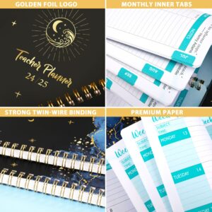 Teacher Planner 2024-2025 - Academic Lesson Planner, July 2024 - June 2025, 8'' x 10'', Lesson Plan Book, Weekly & Monthly Lesson Planner with Quotes, Weekly Activity Schedule, Great Teacher's Gifts