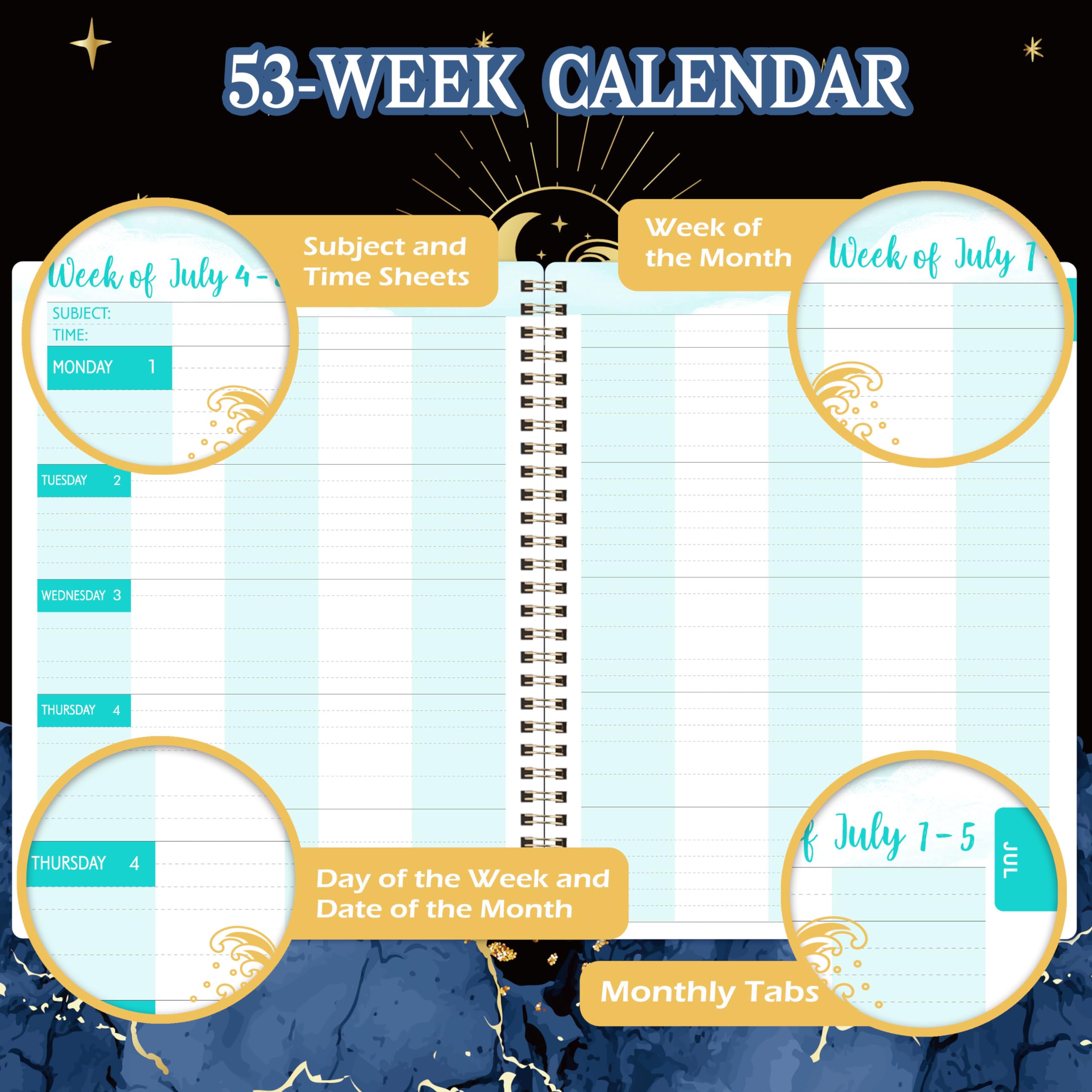 Teacher Planner 2024-2025 - Academic Lesson Planner, July 2024 - June 2025, 8'' x 10'', Lesson Plan Book, Weekly & Monthly Lesson Planner with Quotes, Weekly Activity Schedule, Great Teacher's Gifts