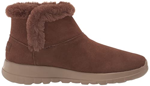 Skechers Women's ON-The-GO Joy-Bundle UP Fashion Boot, Brown, 8