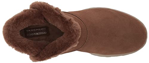 Skechers Women's ON-The-GO Joy-Bundle UP Fashion Boot, Brown, 8