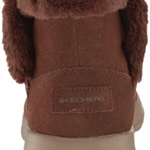 Skechers Women's ON-The-GO Joy-Bundle UP Fashion Boot, Brown, 8