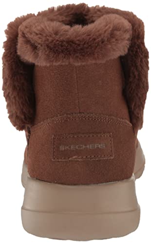 Skechers Women's ON-The-GO Joy-Bundle UP Fashion Boot, Brown, 8