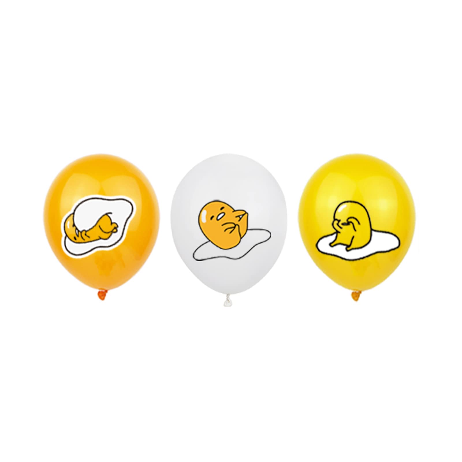 32Pcs Gudetama Birthday Party Supplies Party Favors Set For Kids Gudetama Cake Topper Cupcake Toppers Banner Balloons For Gudetama Birthday Party Decorations