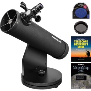 orion skyscanner bl102mm tabletop reflector telescope kit for adults & families - compact, portable telescope kit with eyepieces, moon filter & more