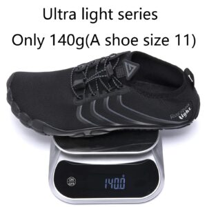 Racqua EVA Sole Ultra Light Water Shoes Men Black/Grey 13 Women/12 Men