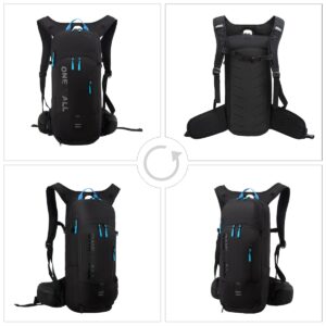 LOCAL LION Cycling Backpack, 6/12L Bike Backpacks, Running Backpack Breathable Lightweight for Travelling Hiking Biking