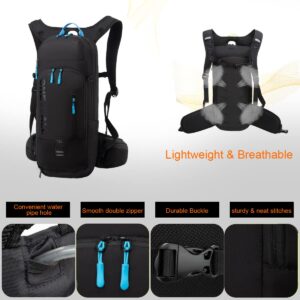 LOCAL LION Cycling Backpack, 6/12L Bike Backpacks, Running Backpack Breathable Lightweight for Travelling Hiking Biking