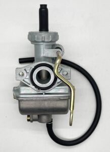 kdsg pz16 carburetor with extended metal hand choke lever for kazuma 50cc-110cc 4 stroke atvs scooters, mopeds, dirt bikes, and go karts, pz16 long lever carb
