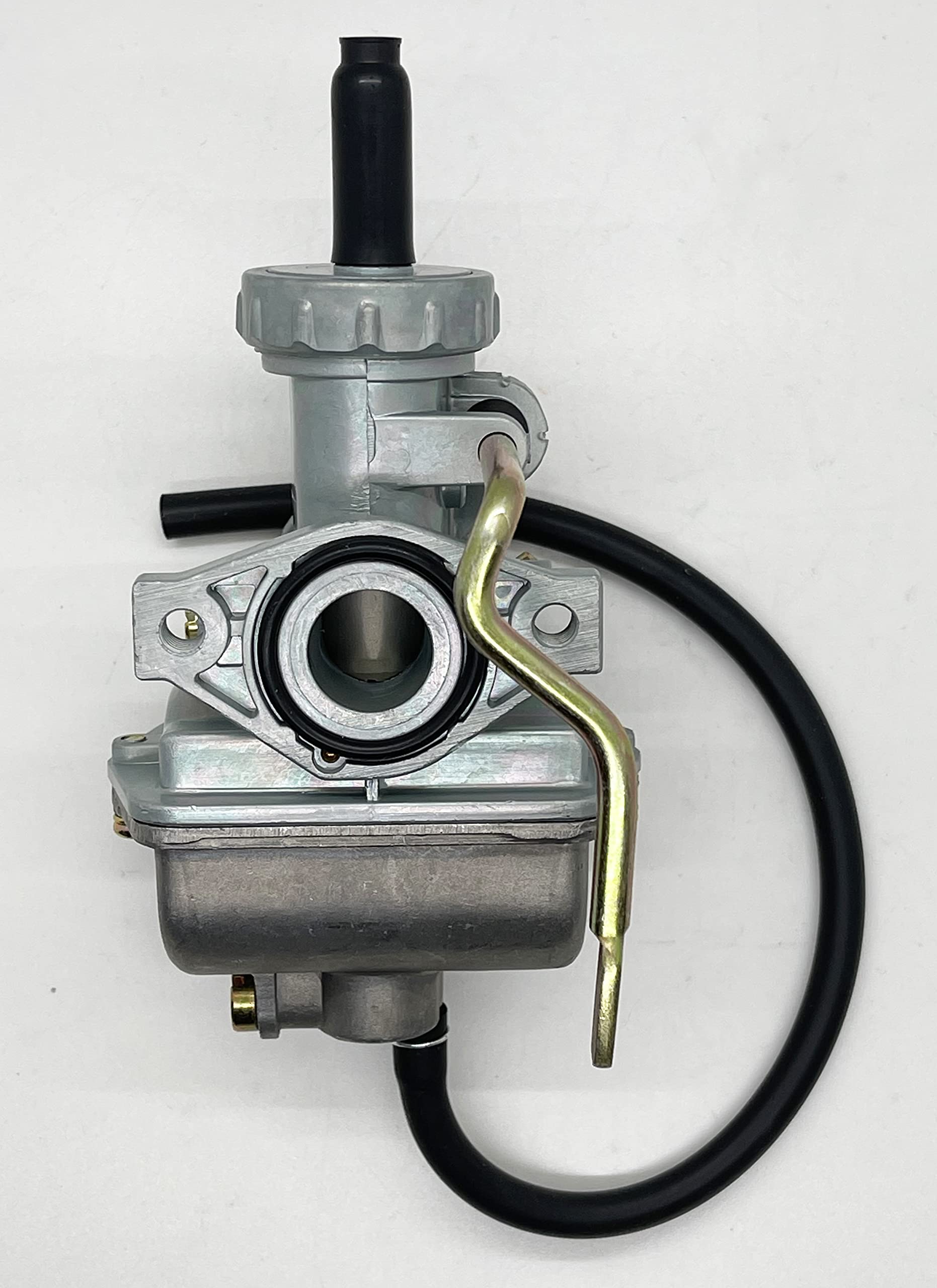 KDSG PZ16 Carburetor with Extended Metal Hand Choke Lever for Kazuma 50cc-110cc 4 stroke ATVs Scooters, Mopeds, Dirt Bikes, and Go Karts, PZ16 Long Lever Carb