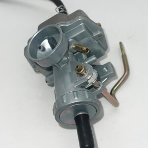 KDSG PZ16 Carburetor with Extended Metal Hand Choke Lever for Kazuma 50cc-110cc 4 stroke ATVs Scooters, Mopeds, Dirt Bikes, and Go Karts, PZ16 Long Lever Carb