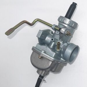 KDSG PZ16 Carburetor with Extended Metal Hand Choke Lever for Kazuma 50cc-110cc 4 stroke ATVs Scooters, Mopeds, Dirt Bikes, and Go Karts, PZ16 Long Lever Carb