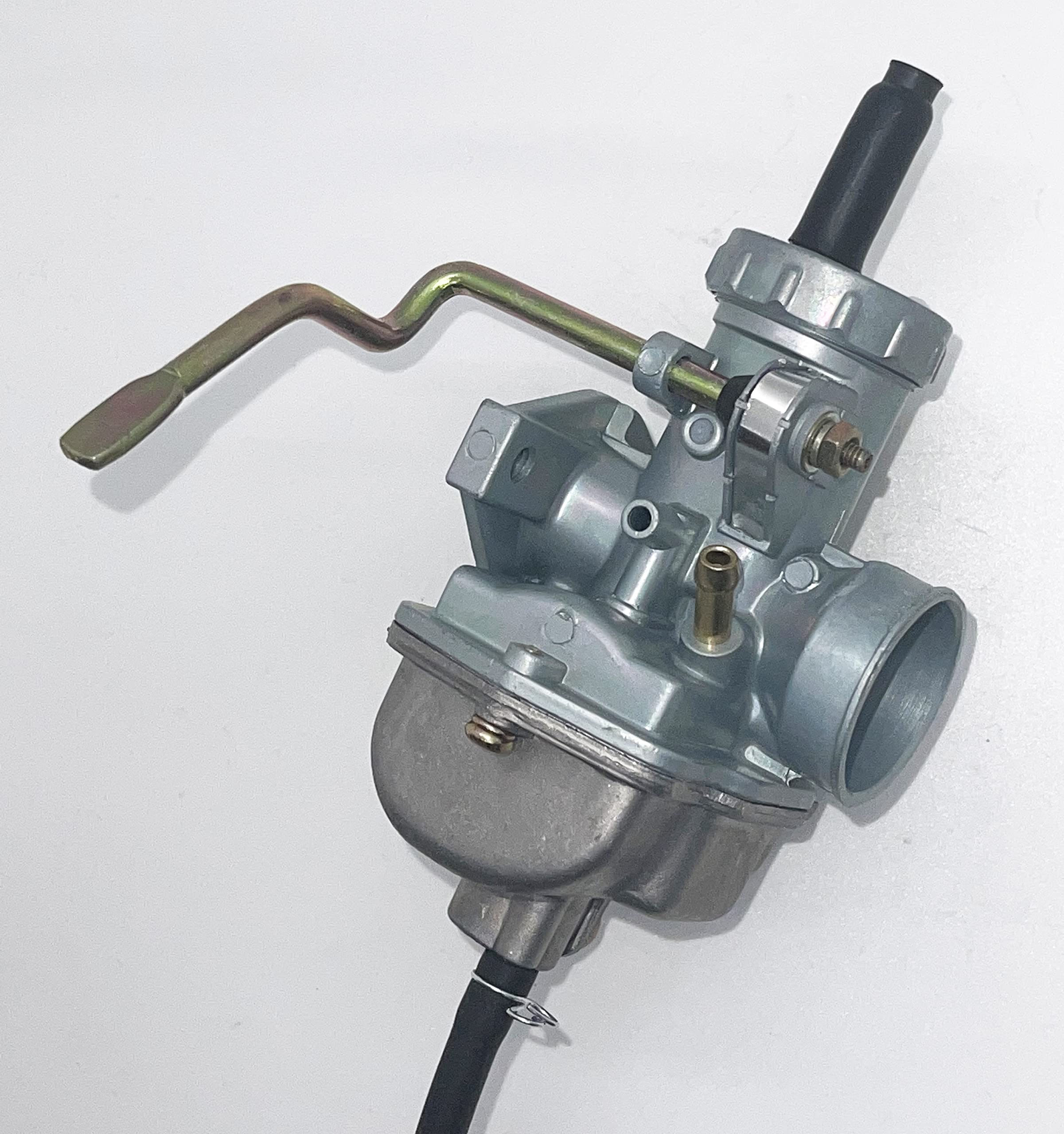 KDSG PZ16 Carburetor with Extended Metal Hand Choke Lever for Kazuma 50cc-110cc 4 stroke ATVs Scooters, Mopeds, Dirt Bikes, and Go Karts, PZ16 Long Lever Carb