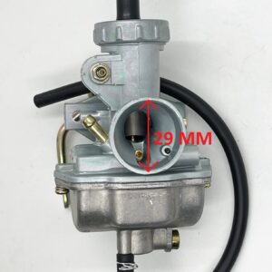 KDSG PZ16 Carburetor with Extended Metal Hand Choke Lever for Kazuma 50cc-110cc 4 stroke ATVs Scooters, Mopeds, Dirt Bikes, and Go Karts, PZ16 Long Lever Carb