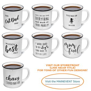 MAINEVENT Best Cat Dad Ever Mug 11 Ounce, Novelty Coffee Mug, Cat Mug Dad, Best Cat Dad Mug, Cool Mug, Best Cat Dad Coffee Mug, Cat Dad Mug Men, Cat Dad Gifts Mug Cat Lover Gifts Men from Mama