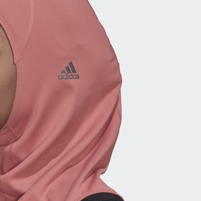 adidas womens Run Icons 3-stripes Sport Hijab Wonder Red Medium