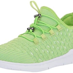 Propét Women's TravelBound Sneakers, Green Apple, 10 X-Wide US