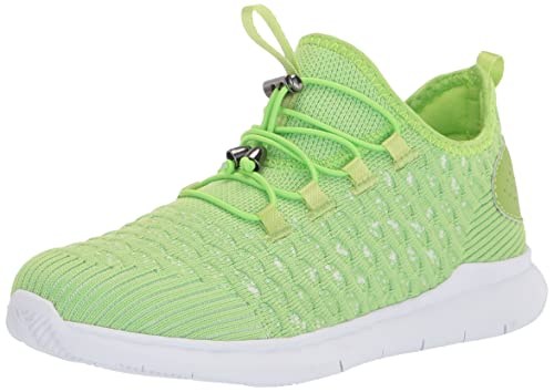 Propét Women's TravelBound Sneakers, Green Apple, 10 X-Wide US