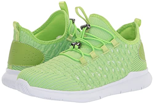 Propét Women's TravelBound Sneakers, Green Apple, 10 X-Wide US