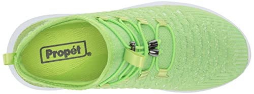 Propét Women's TravelBound Sneakers, Green Apple, 10 X-Wide US