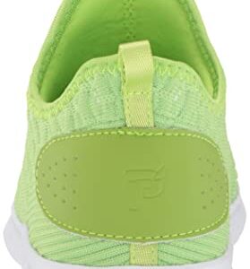 Propét Women's TravelBound Sneakers, Green Apple, 10 X-Wide US