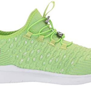 Propét Women's TravelBound Sneaker, Green Apple, 10 Narrow