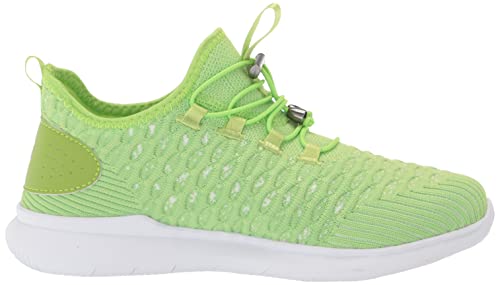 Propét Women's TravelBound Sneaker, Green Apple, 10 Narrow