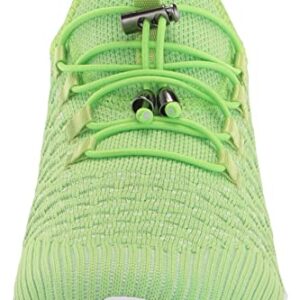 Propét Women's TravelBound Sneaker, Green Apple, 10 Narrow