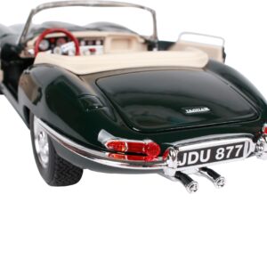 Bburago Jaguar E-Type Cabriolet 1/18 Diecast Model Car 12046 Green