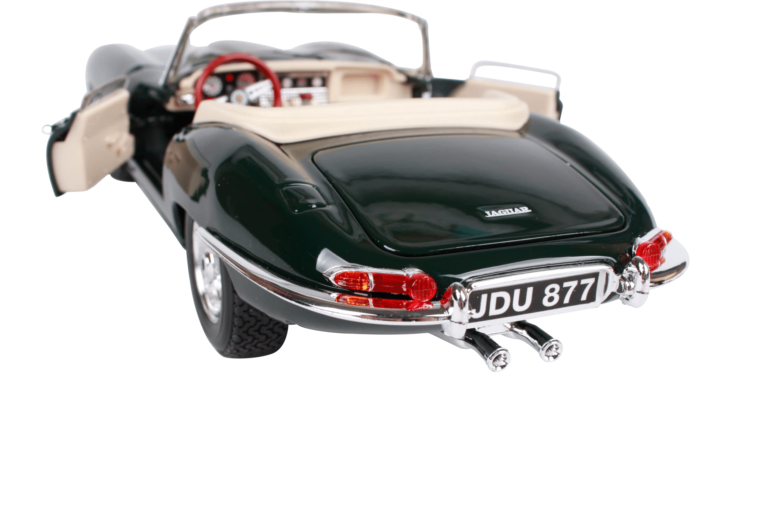 Bburago Jaguar E-Type Cabriolet 1/18 Diecast Model Car 12046 Green