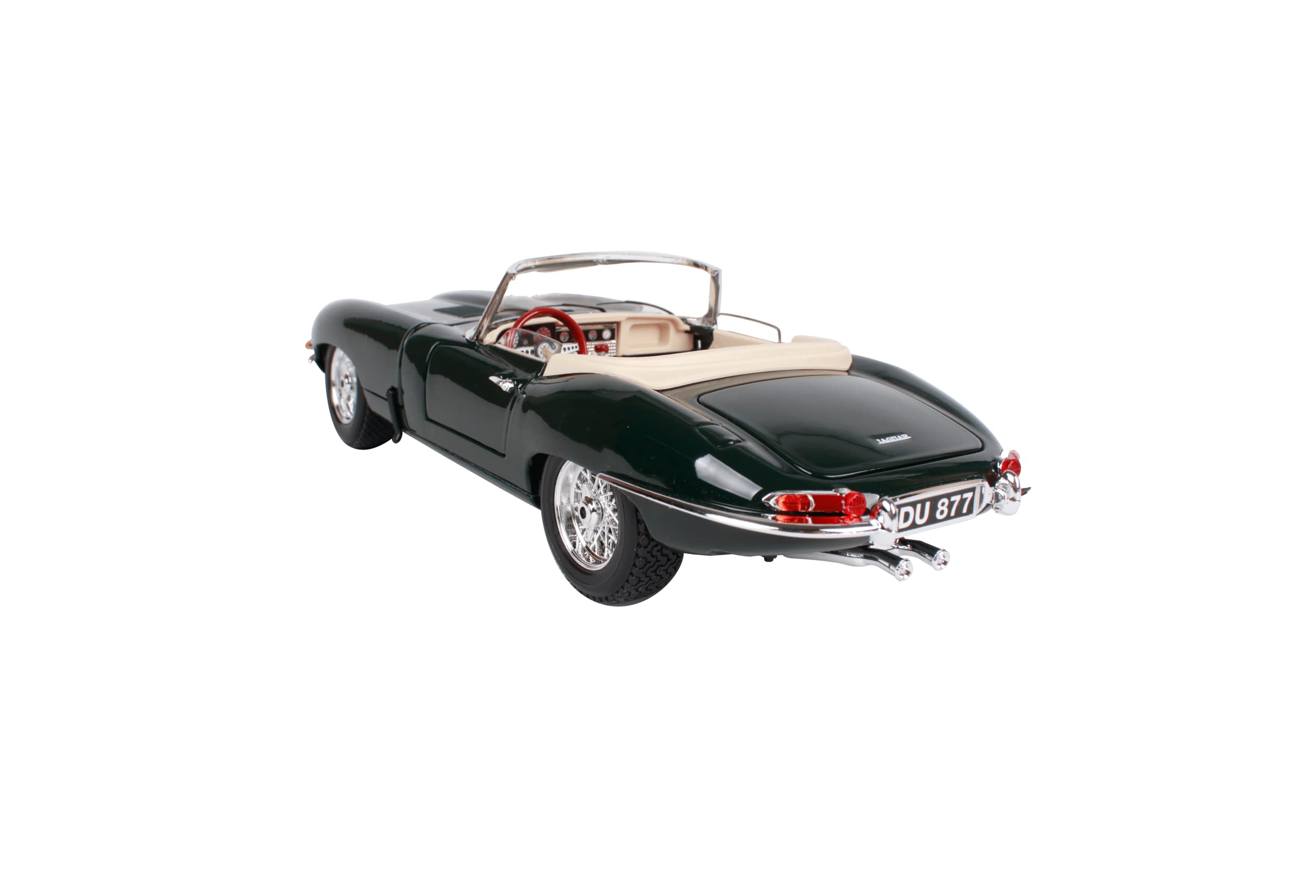 Bburago Jaguar E-Type Cabriolet 1/18 Diecast Model Car 12046 Green