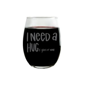 i need a huge glass of wine wine glass - funny wine glasses, funny wine glass, funny gift, wine-lovers gift, funny gift