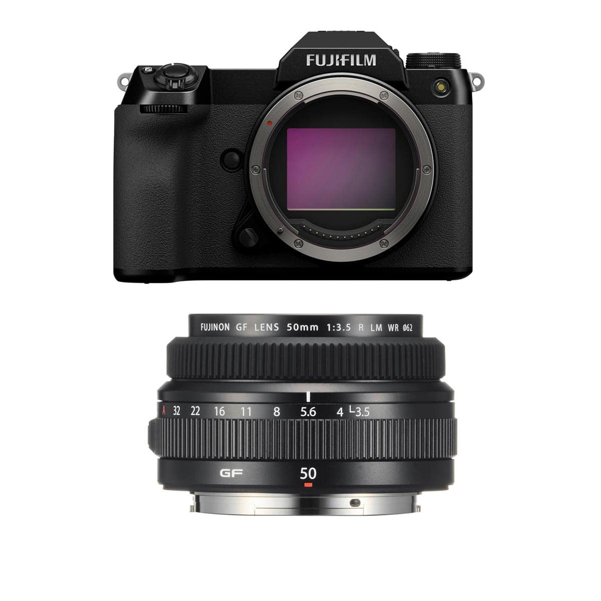 Fujifilm GFX50S II Medium Format Camera with GF 50mm f/3.5 R LM WR Lens