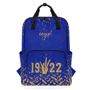 bbgreek sigma gamma rho official vendor - 1922 - book bag - sgrho - sorority paraphernalia