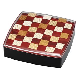 miyamoto sangyo heavy box, omotenashi heavy box, checkered kissho crest 6.8 fl oz (1,920 ml)