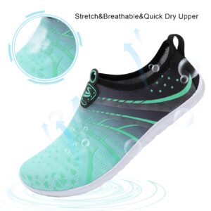 Womens and Mens Water Shoes Breathable Quick Dry Soft Barefoot Aqua Socks for Hiking Swim Beach Surf Yoga Sport 8-9 Women Women/6.5-7 Men