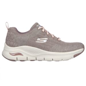 Skechers Women's Arch Fit - Comfy Wave - Dark Taupe Knit/Trim - US 9