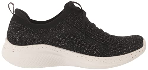 Skechers Sport Women's Women's Ultra Flex 3.0 Sneaker, Black/Rose Gold=BKRG, 7