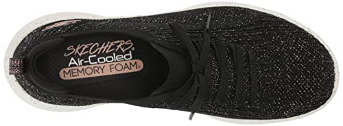 Skechers Sport Women's Women's Ultra Flex 3.0 Sneaker, Black/Rose Gold=BKRG, 7