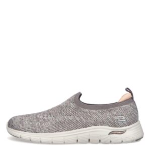 skechers women's, arch fit vista - inspiration sneaker taupe 8.5 m