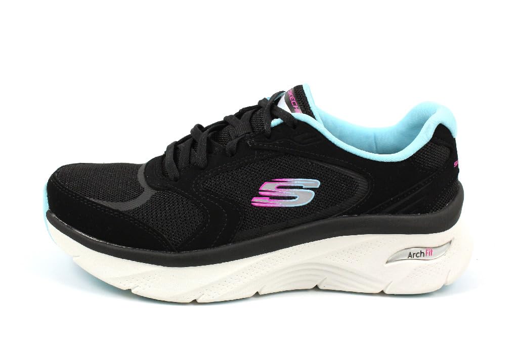 Skechers Sport Arch Fit DLux149686 Womens Sneaker 75 BM US BlackBlue