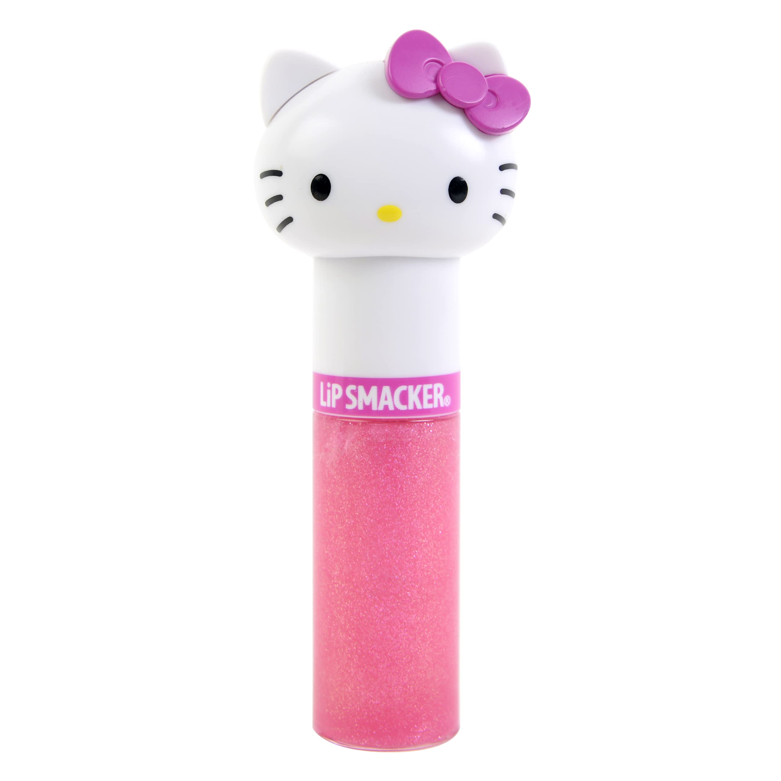 Lip Smacker Lippy Pals Swirls, Sanrio Hello Kitty, Flavored Moisturizing & Smoothing Soft Shine Lip Balm, Hydrating & Protecting Fun Tasty Glossy Finish , Cruelty-Free & Vegan - Kiwi