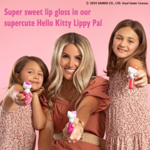 Lip Smacker Lippy Pals Swirls, Sanrio Hello Kitty, Flavored Moisturizing & Smoothing Soft Shine Lip Balm, Hydrating & Protecting Fun Tasty Glossy Finish , Cruelty-Free & Vegan - Kiwi