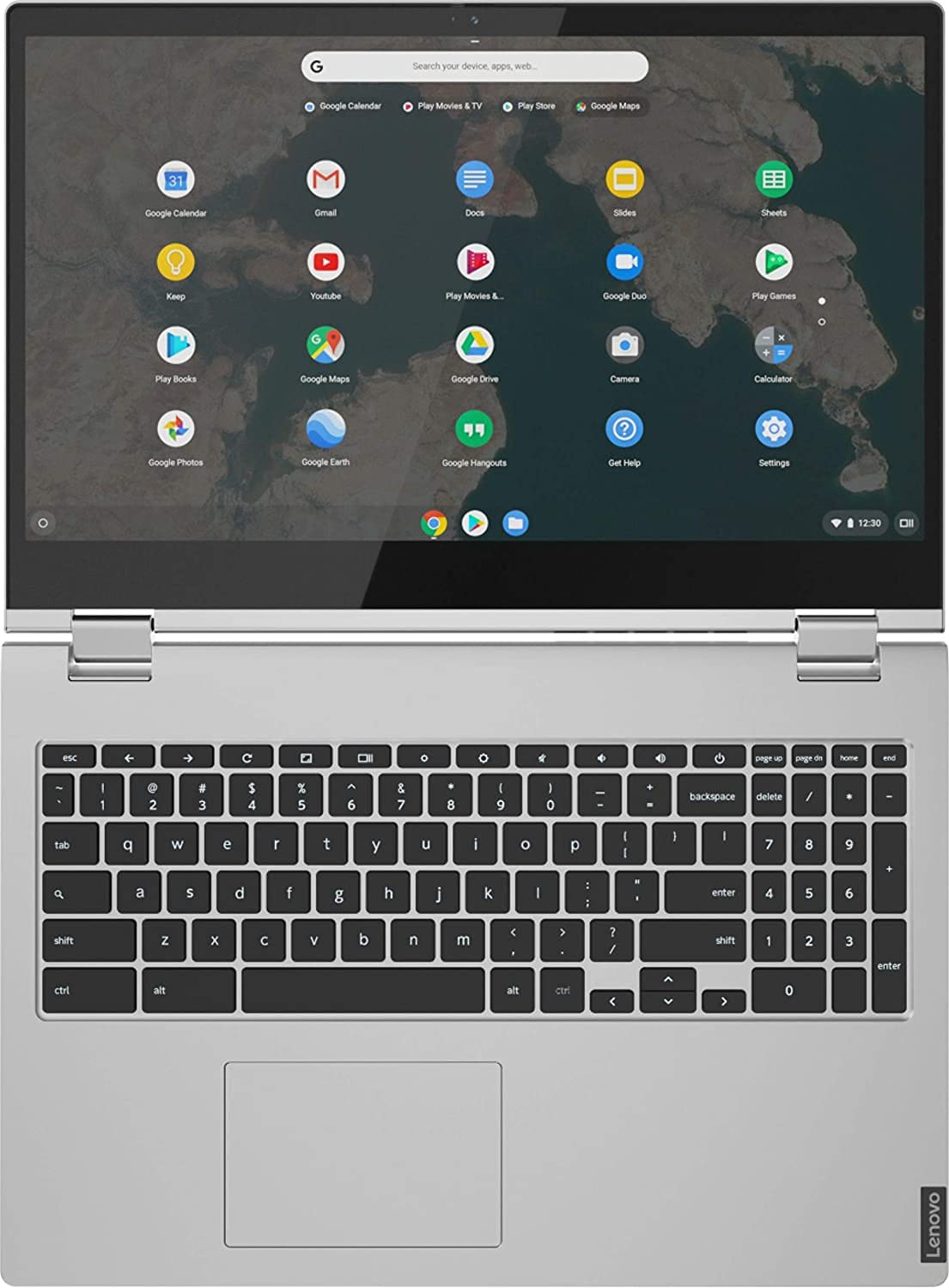 lenovo 2022 Newest C340 15.6" FHD Touchscreen 2-in-1 Chromebook Laptop, Intel i3 CPU(Up to 3.4GHz), 4GB RAM, 64GB eMMC, USB-C, Wi-Fi, Bluetooth, Webcam, Chrome OS