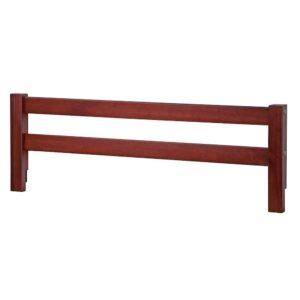 wooden safety bed side guard rail for toddler, kids and children’s beds (cherry)