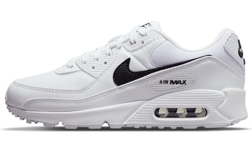 Nike Womens Air Max 90 WMNS White/White/Black DH8010-101 6