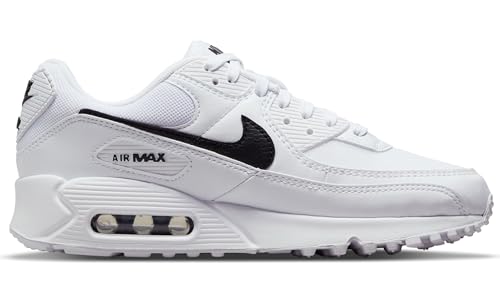 Nike Womens Air Max 90 WMNS White/White/Black DH8010-101 6